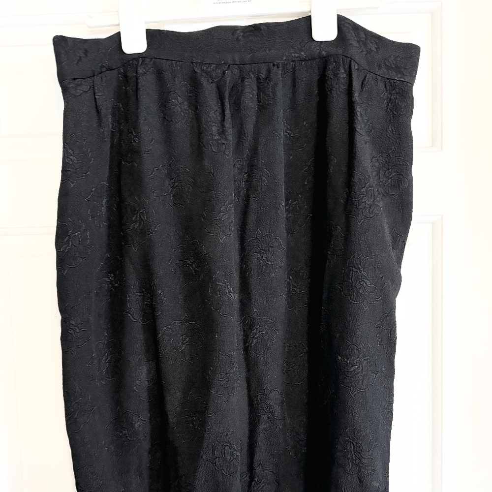 VINTAGE ALFRED SUNG SPORT SKIRT Black 14/16